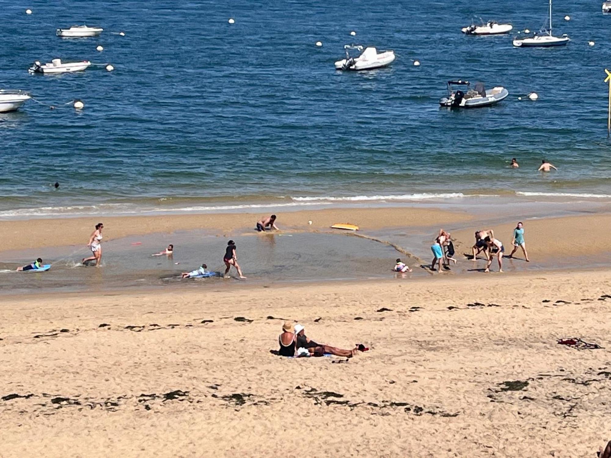 Premiere Ligne Acces Prive Et Direct A La Plage Vue Mer Arcachon Bagian luar foto
